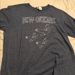 Gildan Blue New Orleans Graphic Tee
